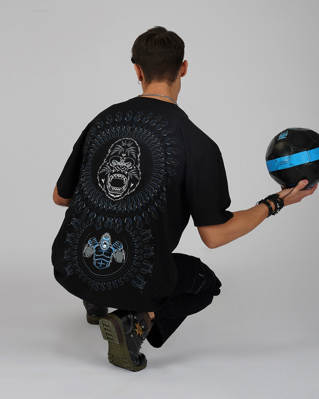 Gorilla | UV Light Reactive & Glow In Dark | Oversized T-Shirt