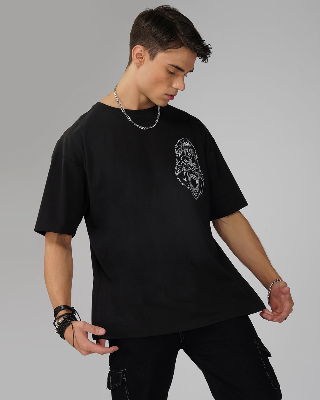 Gorilla | UV Light Reactive & Glow In Dark | Oversized T-Shirt