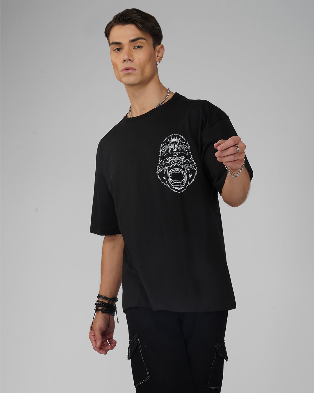 Gorilla | UV Light Reactive & Glow In Dark | Oversized T-Shirt