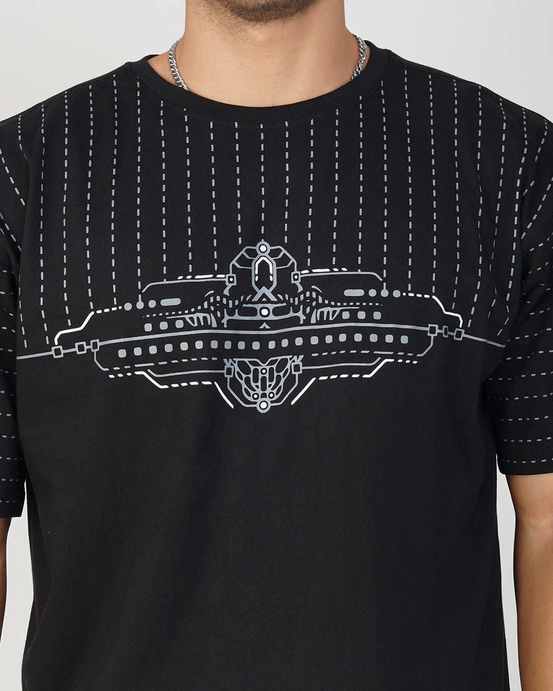 Nagajna | UV Light Reactive & Glow In Dark | Oversized T-Shirt