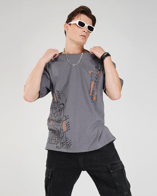 Sub-Surface | UV Light Reactive | Oversized Cotton T-Shirt